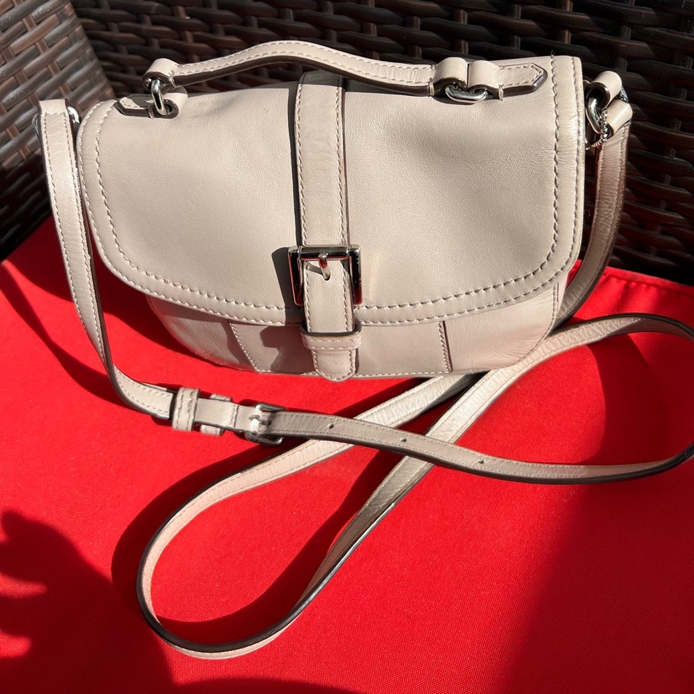 Beautiful Coach Charlie Anderson Shoulder Crossbody Mini Satchel  Bag
TAUPE GRAY